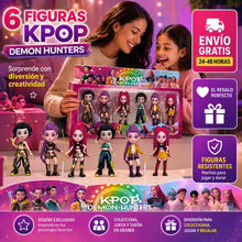 Pack de 6 figuras K-Pop en caja para regalar