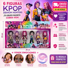 Pack completo de 6 figuras K-Pop coleccionables