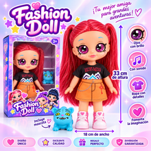 Muñeca KPOP Baby 33 CM + Mascota y Música cada una en su caja.