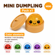 Mini Dumpling Purpurina Aleatorio Pack de 1