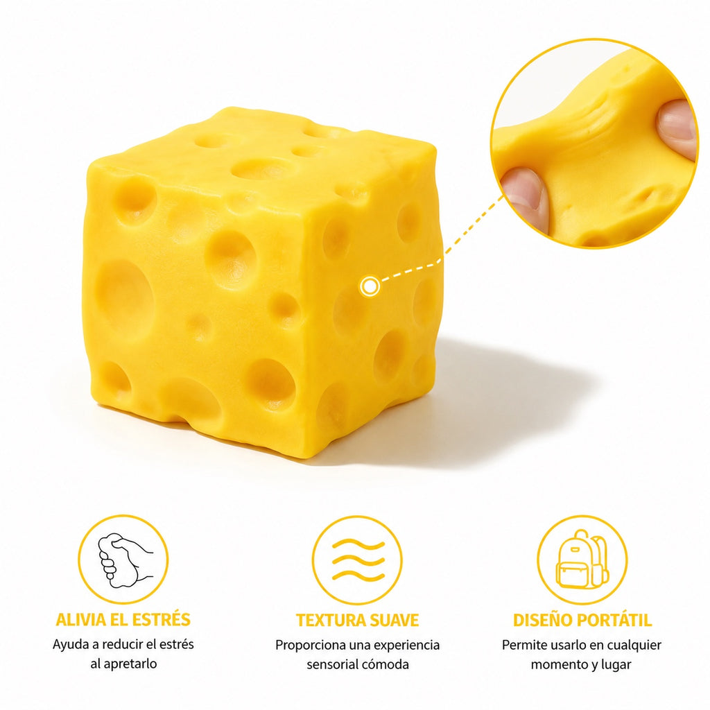 Queso Squishy Antiestrés
