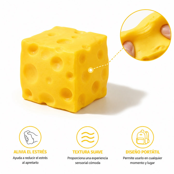 Queso Squishy Antiestrés