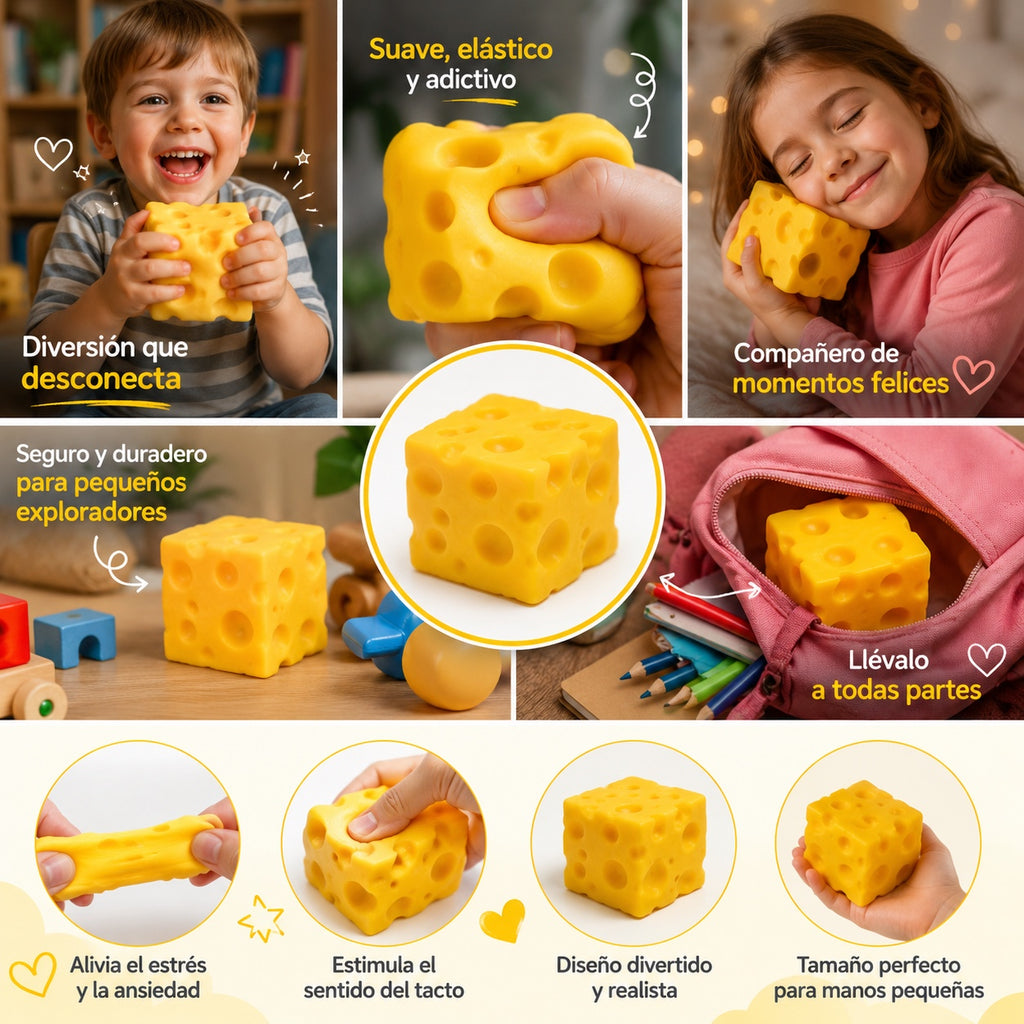 Queso Squishy Antiestrés